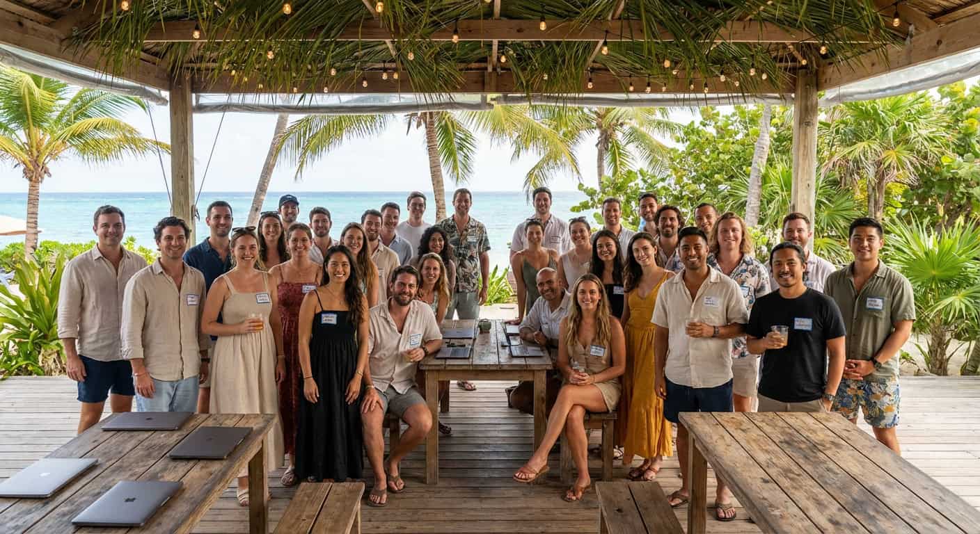 Digital nomad community meetup event