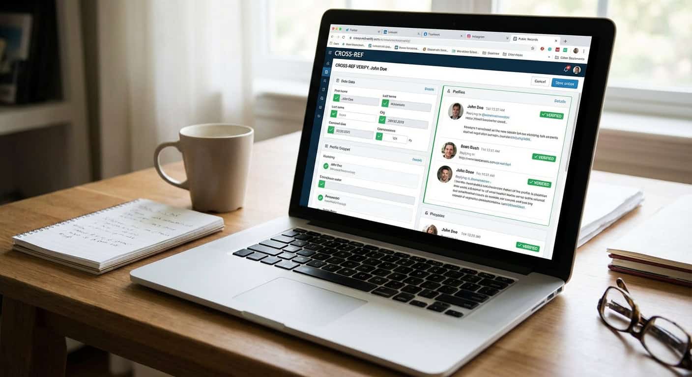 Cross-platform social media verification