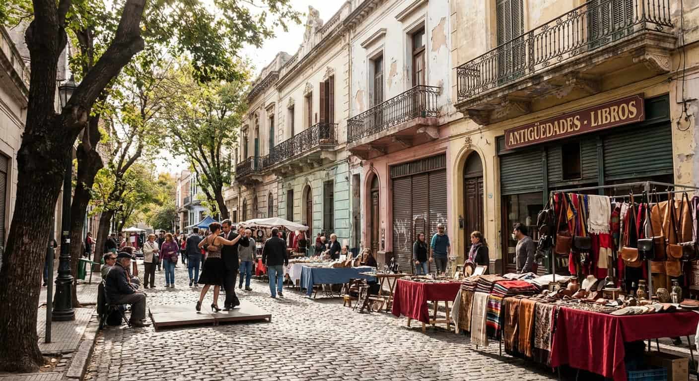 San Telmo cobblestone