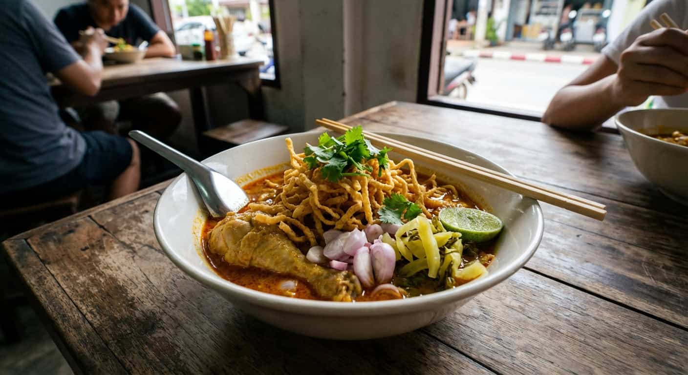 Modern condo building with swimming pool in Chiang Mai Nimman area