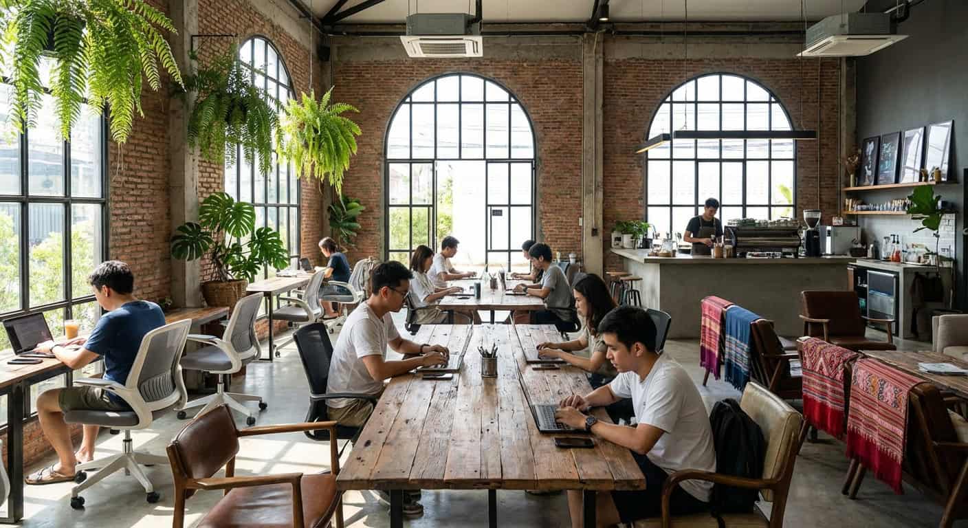 Best Coworking Spaces and Cafes for Remote Work in Chiang Mai
