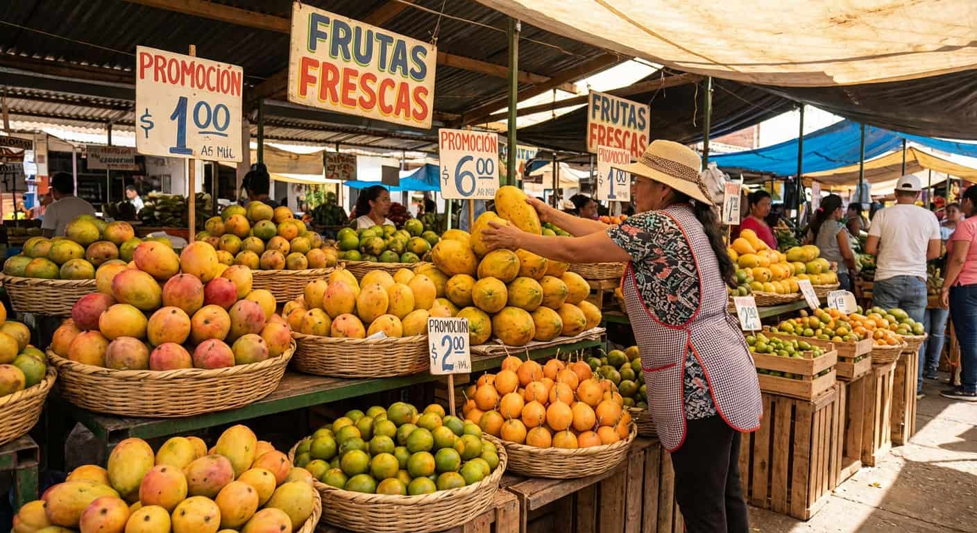 Local market produce