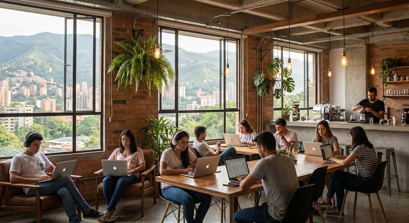 Best Coworking Spaces and Cafes for Remote Work in Medellín
