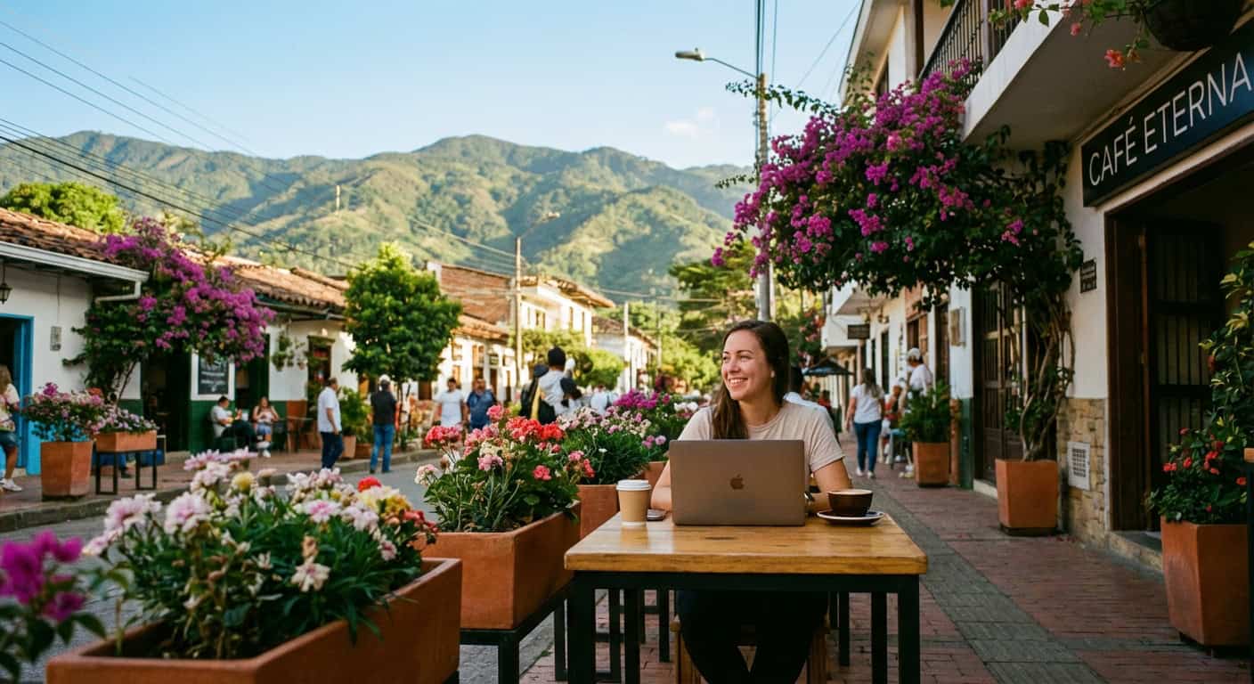 Medellín cafe scene