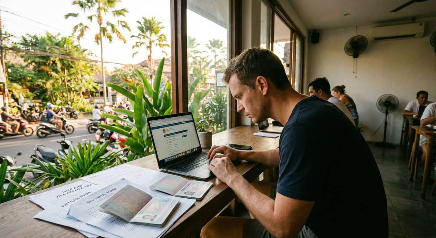 Modern Kuala Lumpur skyline with Petronas Towers seen from a coworking space